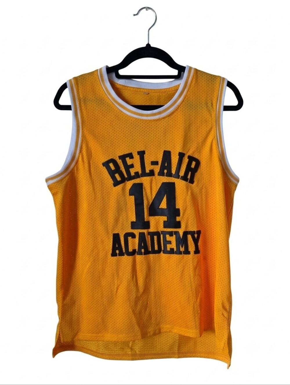 Will Smith Bel-Air Academy #14 Jersey Large Gold Mesh Fresh Prince Retro EUC